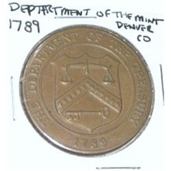 1789 DEPARTMENT OF THE MINT *DENVER CO* - RARE HAED TO FIND COIN!!