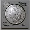 Image 1 : 1881-S MORGAN SILVER DOLLAR *RARE AU HIGH GRADE* RIM DAMAGE!!