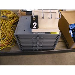 4 drawer bolt bin