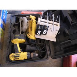 18 volt DeWalt drill & saw combo