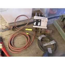 Pair of propane burners