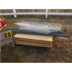 Pallet of shelving