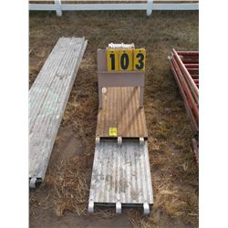 10 ft & 6 ft aluminum scaffold planks