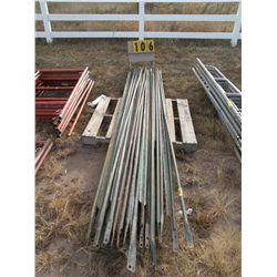 Pallet of scaffold side arms