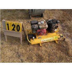 Twin tank air compressor -5 1/2hp Honda