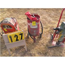 Sandblast pot