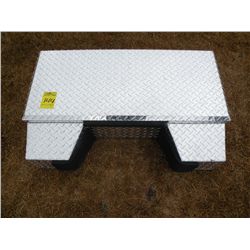 Diamond plate ATV rear box-fits 2004 & older Polaris ATV