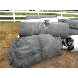 Qty 11  5 ft x 25 ft concrete blankets
