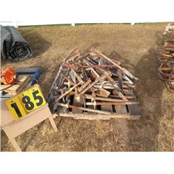 Pallet of scaffold parts