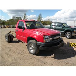 2004 Chev Silverado 2500 HD 1GCHK24U54E166562