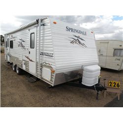 2009 Springdale by Keystone travel trailer 4YDT2522293100094
