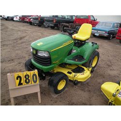 John Deere X485 w/54" deck, 25 hp, EFI, 230 hrs M0X485A013157
