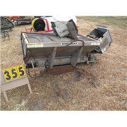 Snow-way stainless salt spreader- 10hp Briggs & Stratton motor