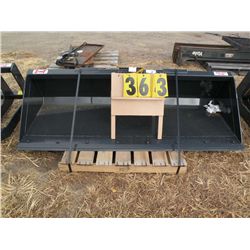 Stout 84" bucket w/bolt-on edge -new
