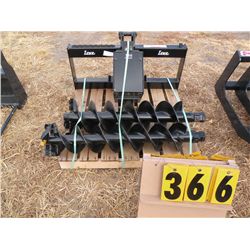 Lowe Model 750 post auger w/10" & 12" bit -new