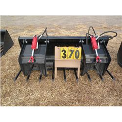 Twin cylinder 72" grapple bucket -new