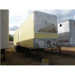 Fruehauf 39 ft van trailer -SELLS NO TITLE