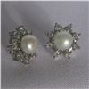 Image 1 : ROSITA CZ WHITE PEARL EARRINGS; AUTHENTIC PHILIPPINE PE