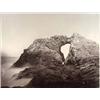 Image 1 : CARLETON WATKINS (American, 1829-1916) ARCH AT THE WEST END, FARALLONS vintage albumen print on orig