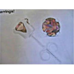 Sterling Silver Post Earrings with Twilight Mystic Topaz Studs  New!