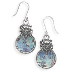 Small Dolphin Earrings on French Wire