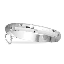 9mm Diamond-Cut Bangle