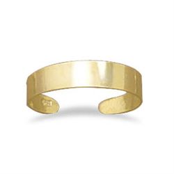 14 Karat Gold Plated 4mm Toe Ring