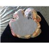 Image 3 : CUTE PORCELAIN DECORATIVE FROG FIGURINE  VINTAGE PINKS GREENS