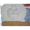 Image 3 : LIFE LONG LOVE BY ENESCO  HEART AND ROSES PICTURE FRAME  NIB