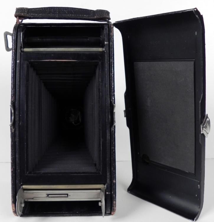 Antique Ica Dresden Compur Large Format Folding Camera