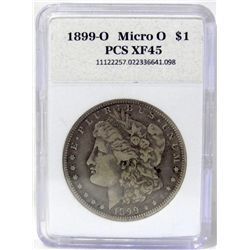 1899-O Micro "O" Morgan Silver Dollar PCS XF-45