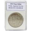 1922 Peace Silver Dollar TAS MS-66