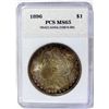 1896 Morgan Silver Dollar PCS MS-65