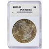 1883-O Morgan Silver Dollar PCS MS-65