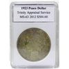 1923 Peace Silver Dollar MS-63 w/Appraisal