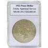 1922 Peace Silver Dollar TAS MS-66