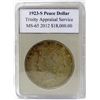 1923-S Peace Silver Dollar MS-65 w/Appraisal