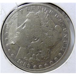 1889-O Morgan Silver Dollar