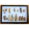 Image 1 : Ancient Artifacts Arrow Heads In Display