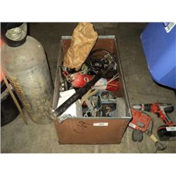 POLY BIN: ELECTRIC MOTORS, FIRE EXTINGUISHER,