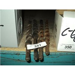 LOT: 4 AUGER DRILL BITS