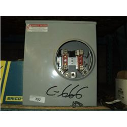 MILBANK ELECTRICAL METER BOX