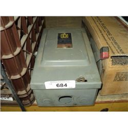 SQUARE D MAIN DISCONNECT SWITCH