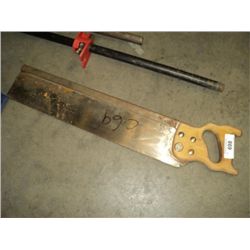 WOOD HANDLED MITRE BOX HAND SAW