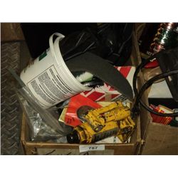 BOX: MIXED SHOP TOOLS & PARTS