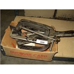 LOT: C-CLAMPS & VICE GRIPS