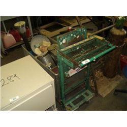 CASTERED TOOL CART W/ CONTENTS