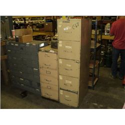 BEIGE METAL 5 DRAWER FILE CABINET