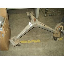 CUSTOM CASTERED TRIPOD BASE