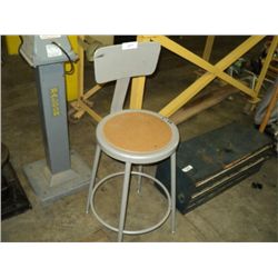 METAL SHOP STOOL
